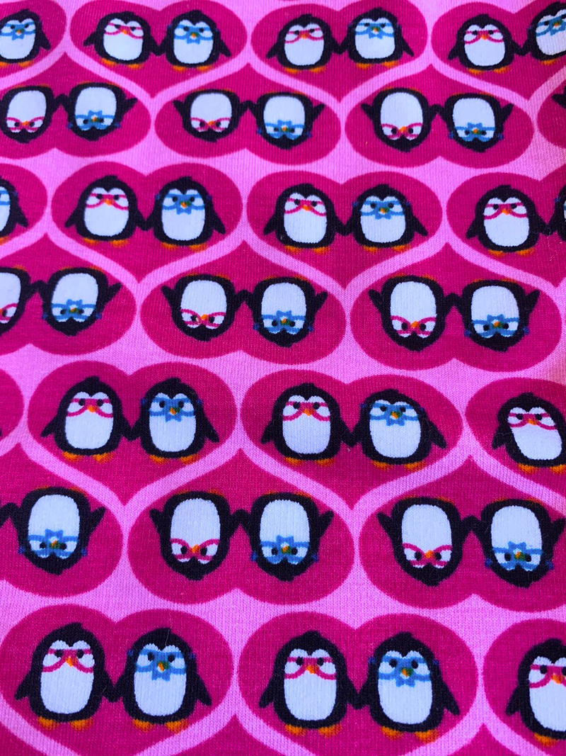 Pijama para Bebê:  Pinguinzinha Rosa